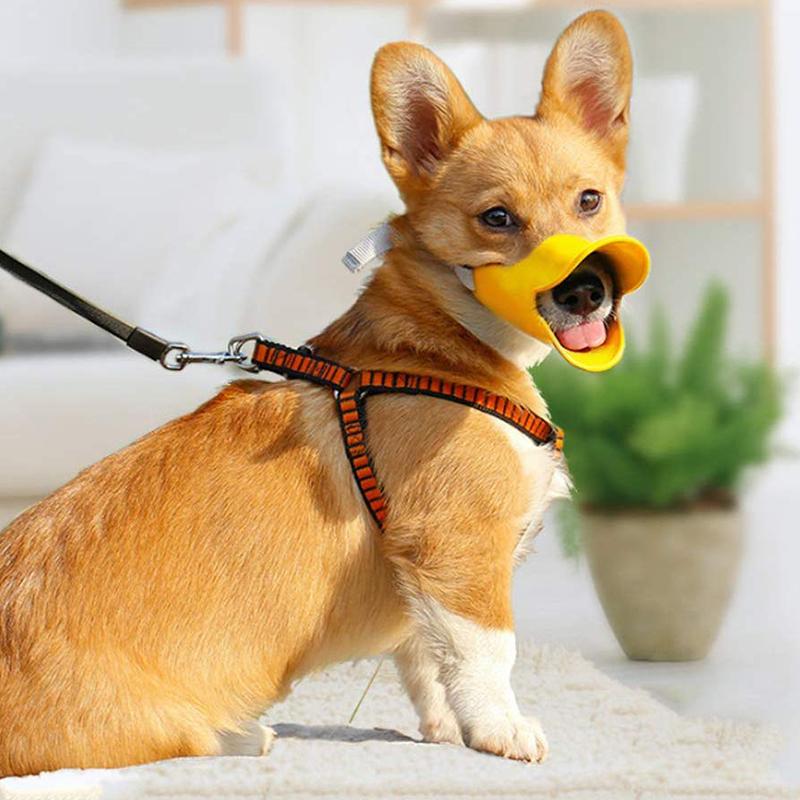 Adjustable Silicone Dog Duck Muzzle