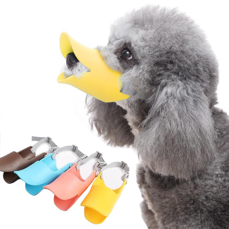 Adjustable Silicone Dog Duck Muzzle