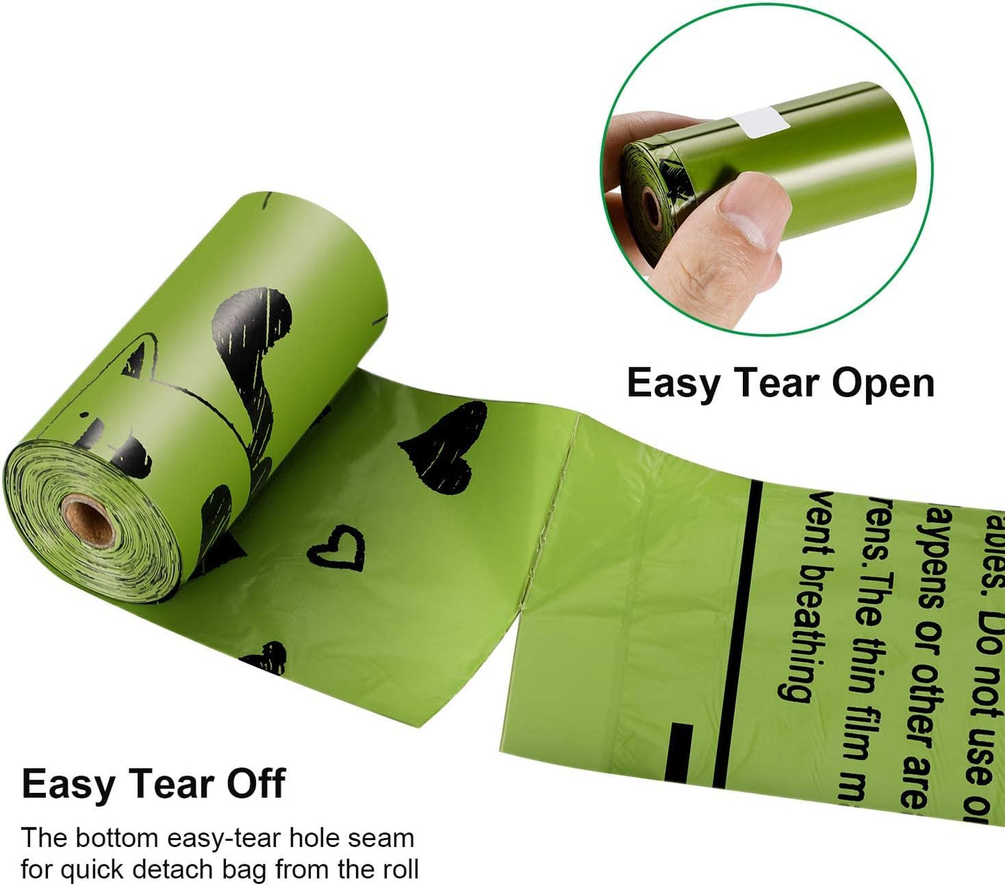 Eco-Friendly Scented Dog Poop Bags - 720 Extra Thick, Leak-Proof bags